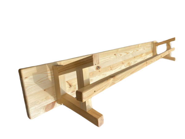 Гимнастическая скамейка деревянная 1,5 м Стандарт фото