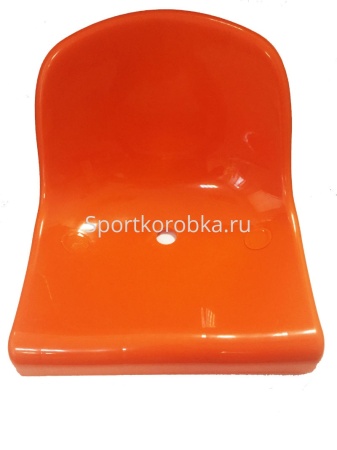 Сиденье пластиковое Лужники оранжевое фото