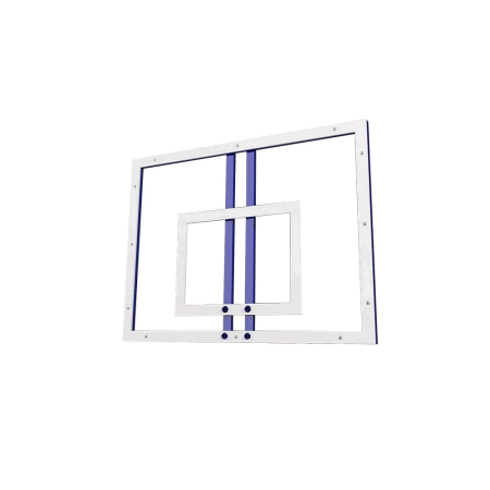 Баскетбольный щит тренировочный 1200х900 мм, оргстекло 10 мм фото
