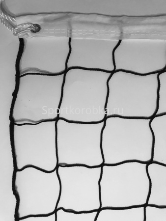 Волейбольная сетка 9,5х1 м, d=3 мм, черная фото